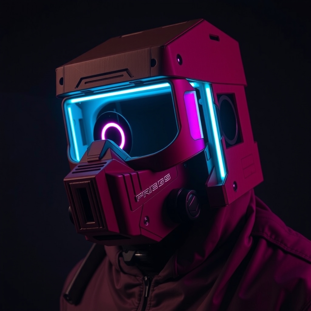 Cardboard Cyberpunk: Transforming Tubes into Edgerunners' Iconic Masks