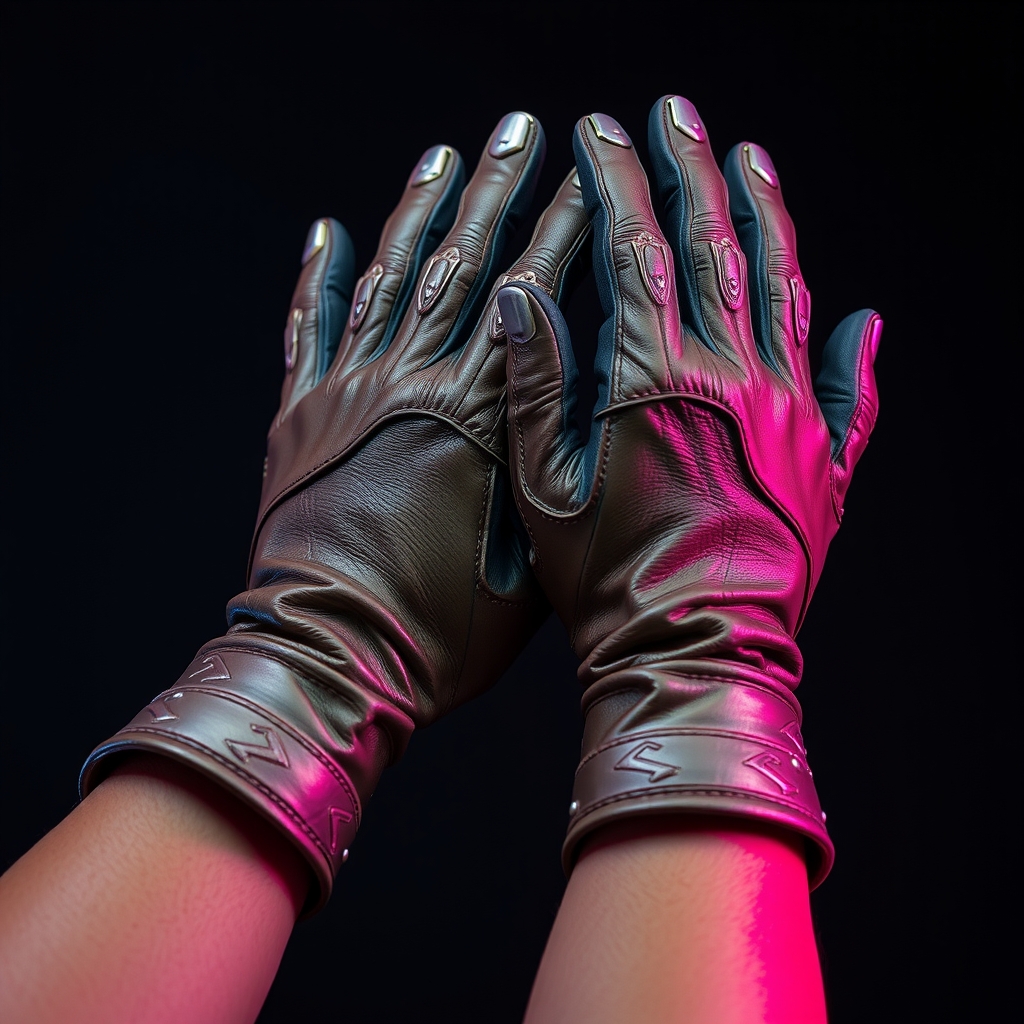 Crafting Cyberpunk Edgerunners' Iconic Gloves: A Step-by-Step Guide to Creating Weathered Leather and Metal Accents