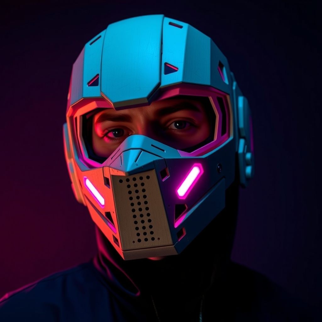 Crafting Cyberpunk Edgerunners' Iconic Masks on a Budget: A Cardboard Tutorial