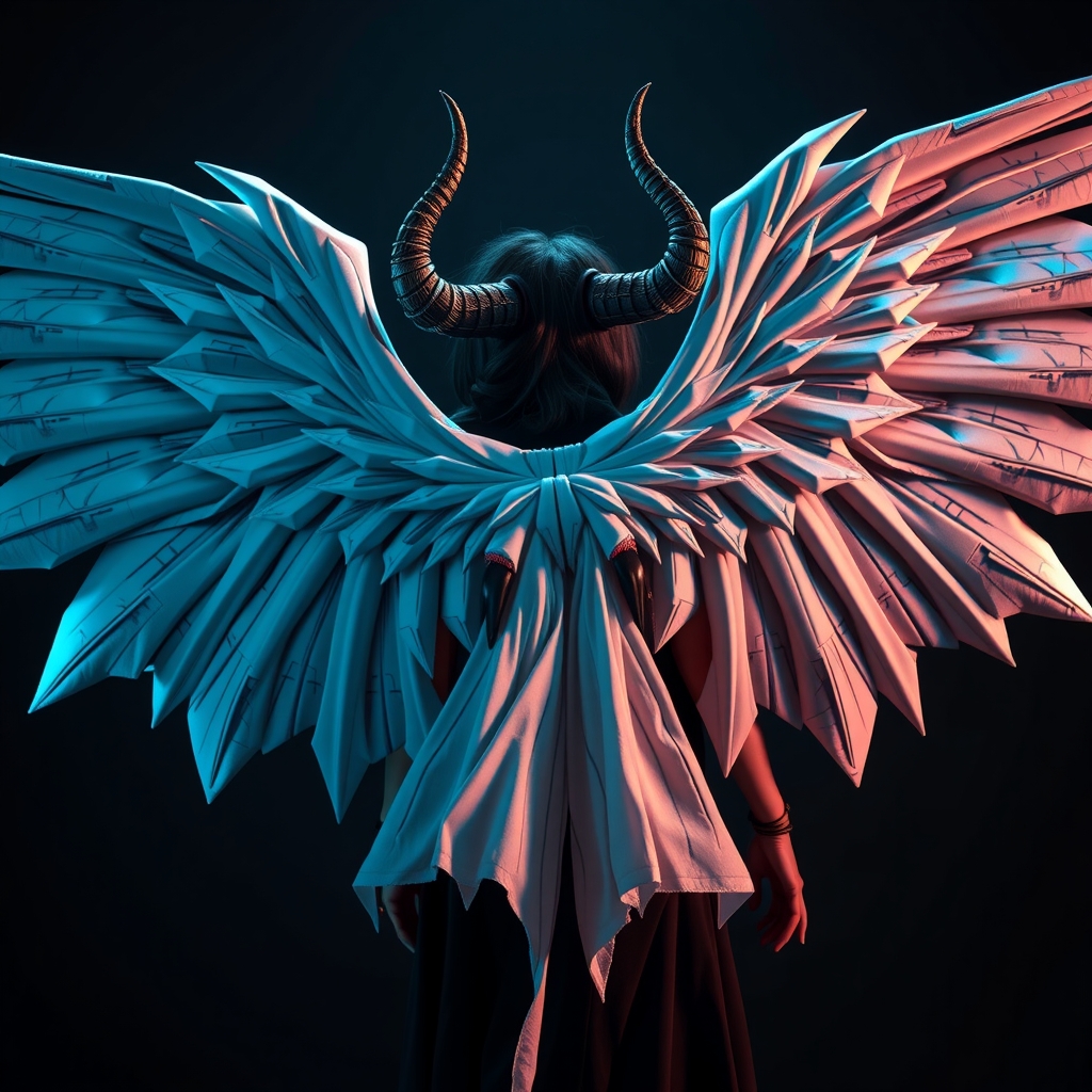 Crafting Diablo's Wings of Angelic Doom: A Step-by-Step Guide to Creating Intricate Cosplay Wings with Foam and Paint