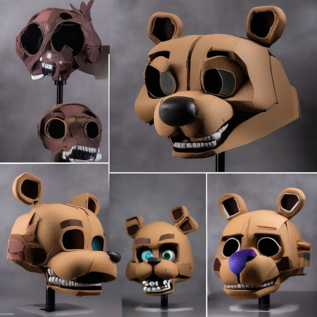 Crafting FNAF Animatronic Heads on a Budget: A Step-by-Step Guide to Cardboard and Hot Glue Mastery