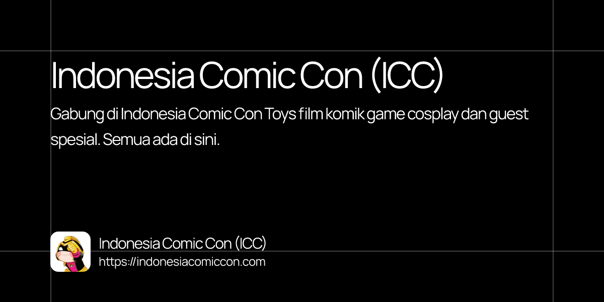 Indonesia Comic Con 2026