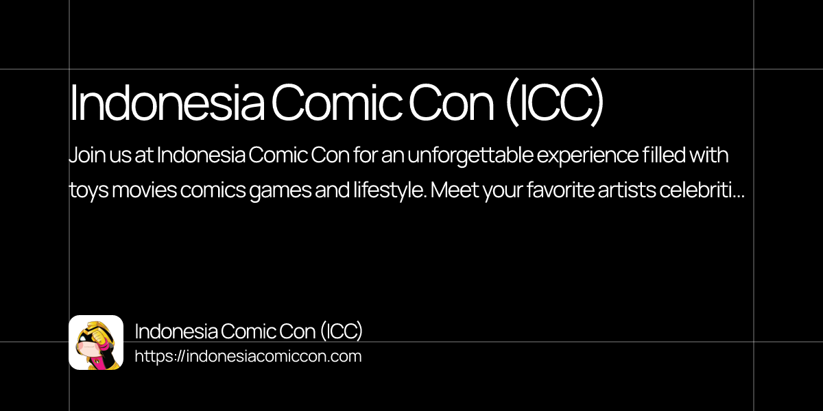 Indonesia Comic Con (ICC)