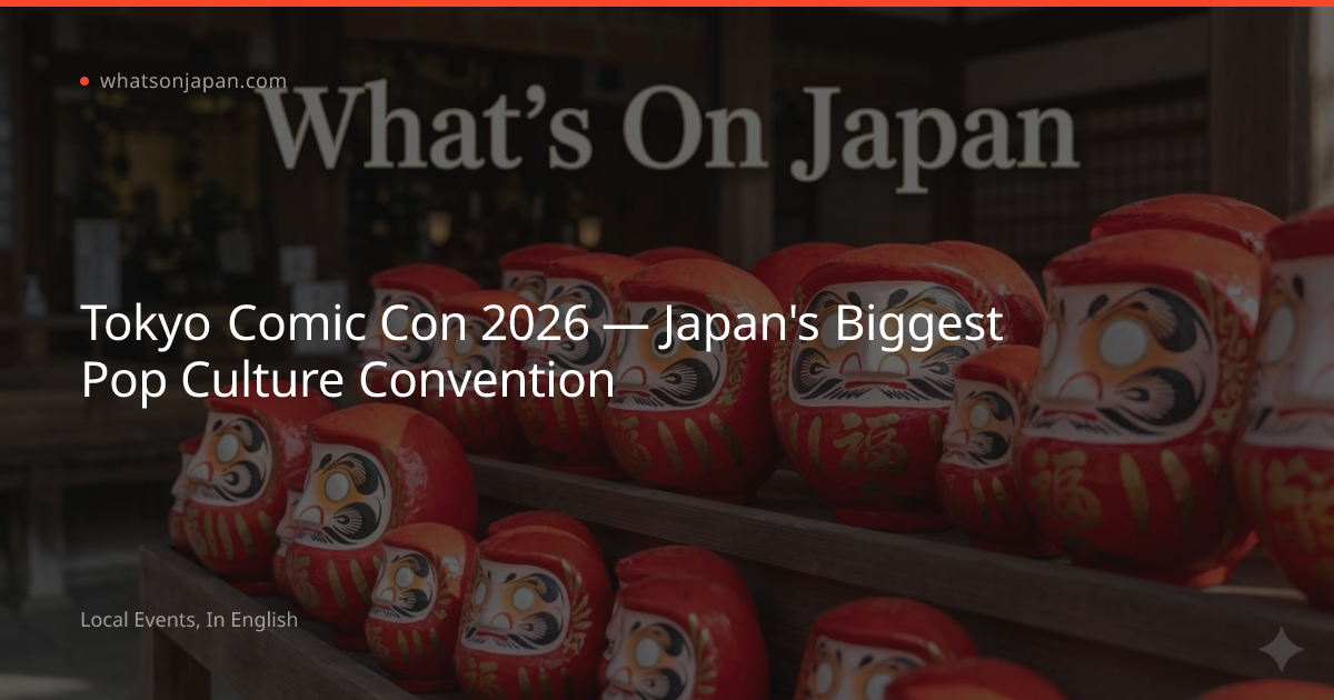 Tokyo Comic Con 2026