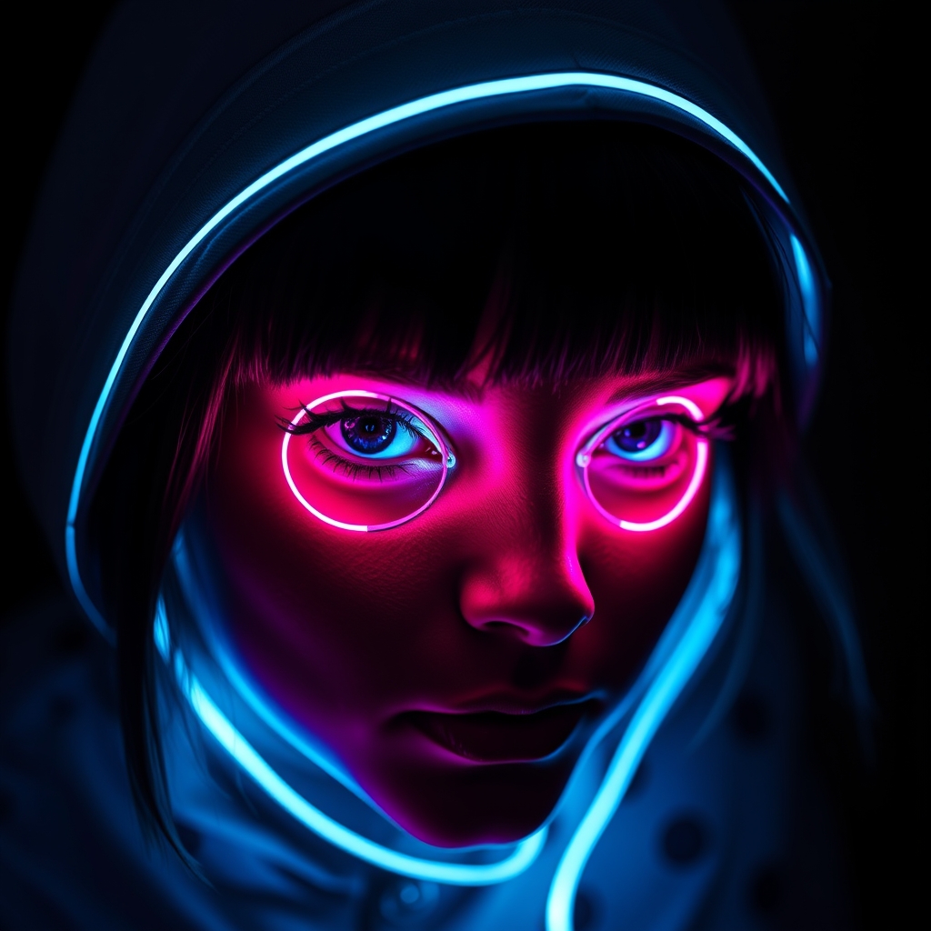 Glow Up: Crafting Cyberpunk Edgerunners' Iconic Glowing Eyes with EL Wire and 3D Printing