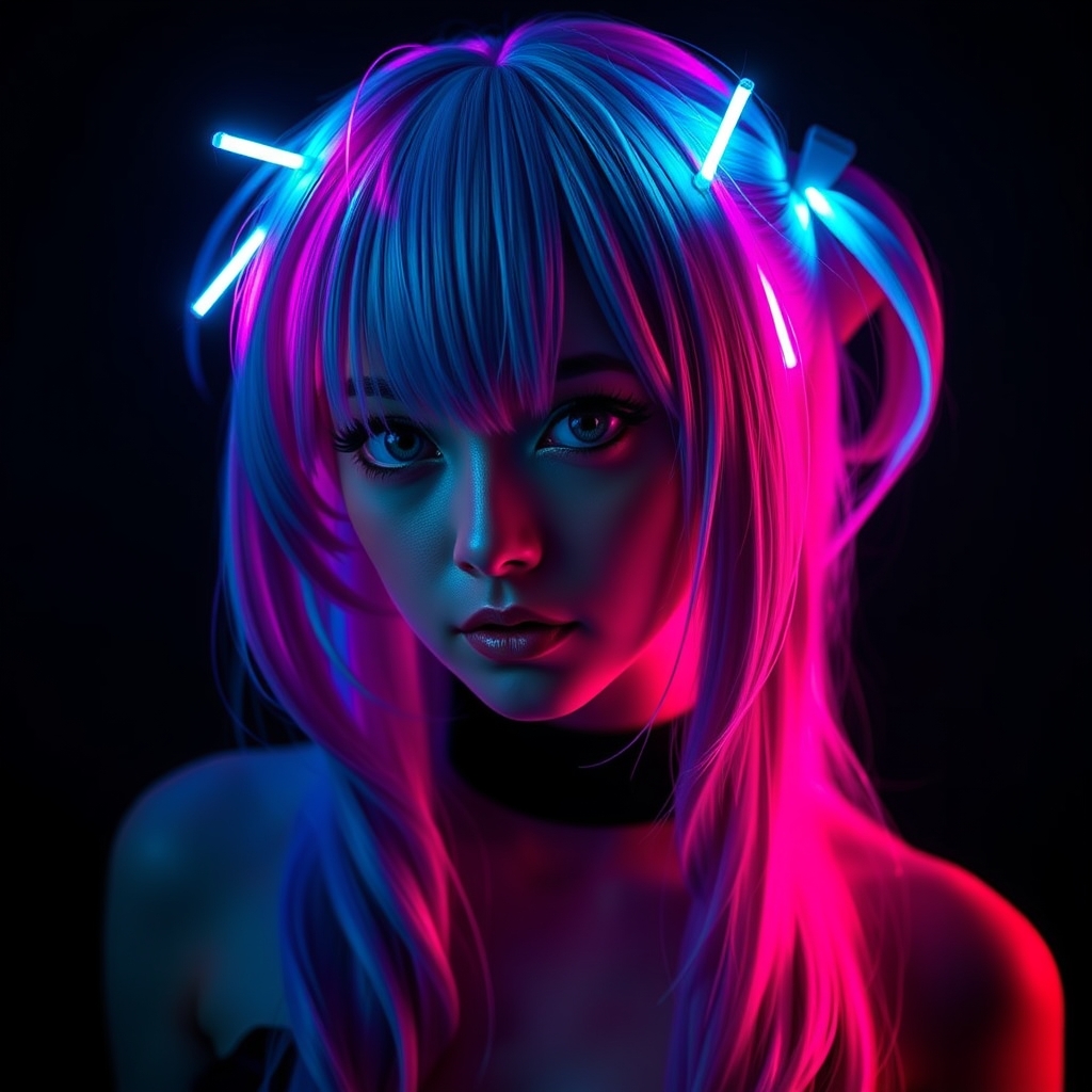 Illuminating Anime Cosplay: A Step-by-Step Guide to Mastering Fiber Optic Wig Styling