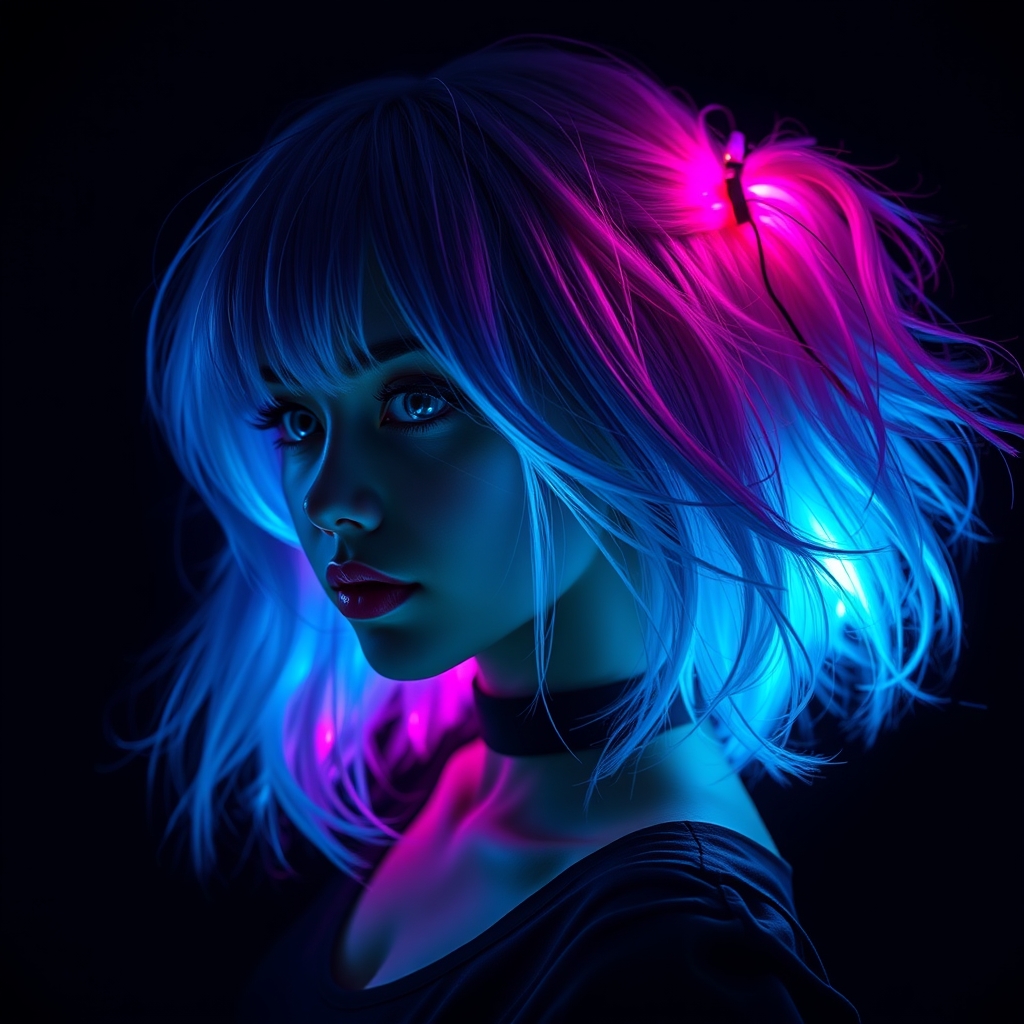 Illuminating Style: Mastering Anime-Inspired Hair with Fiber Optics and Wire