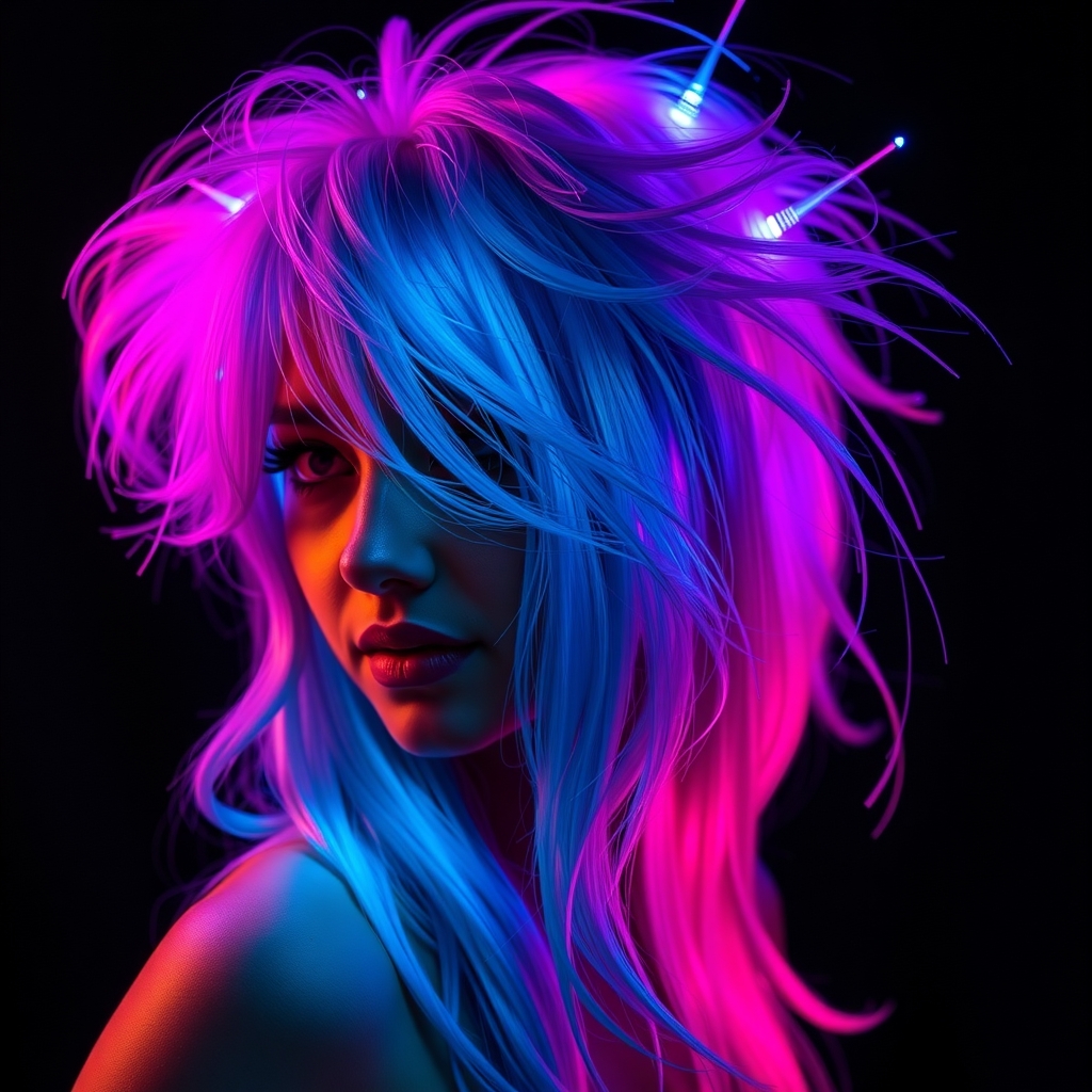 Illuminating the Mane: Integrating Fiber Optics and LEDs into Cosplay Wigs