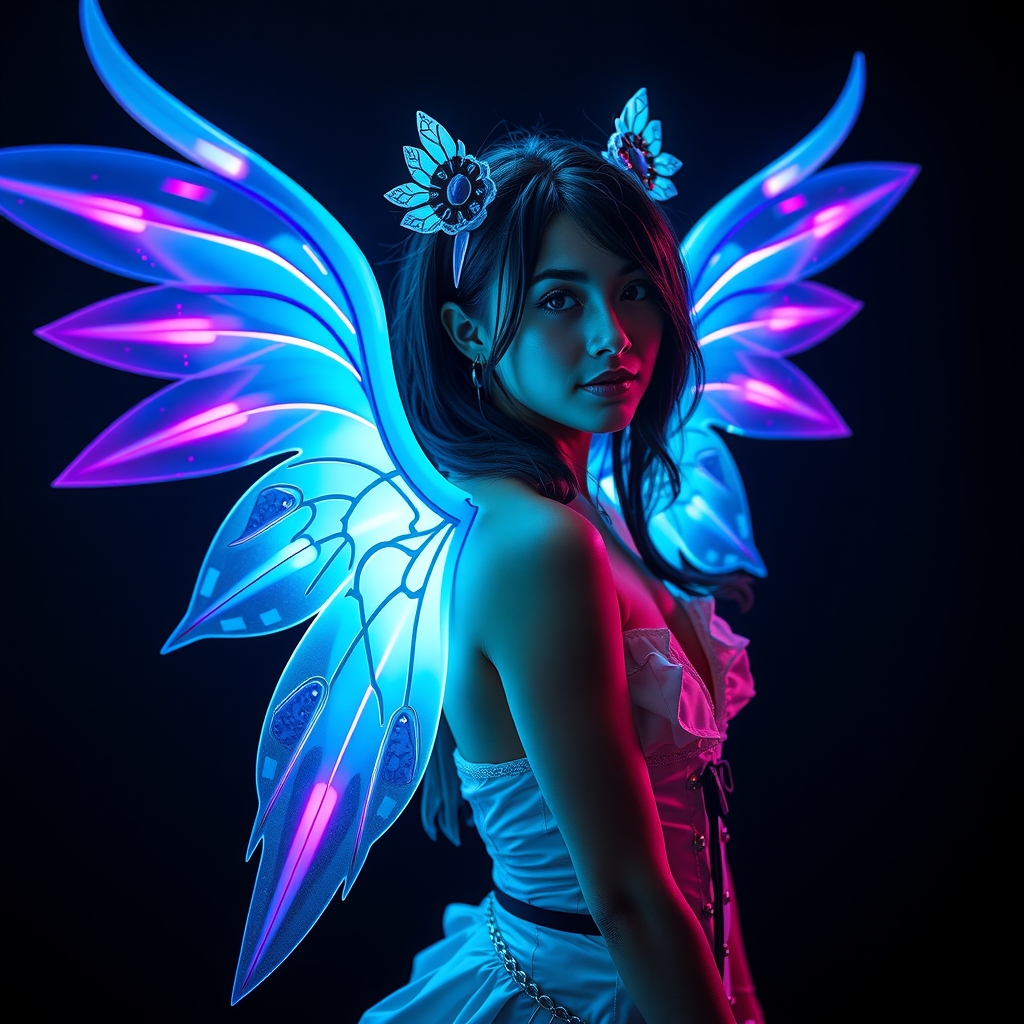 Mastering Azure's Wings: A Step-by-Step Guide to Crafting with Translucent Worbla and LED Lighting