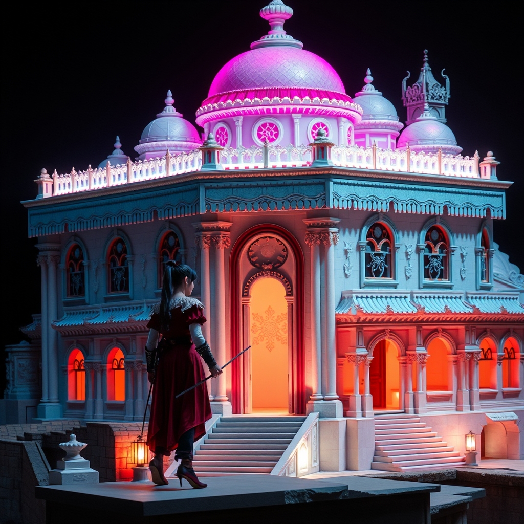Scaling the Eternal City: Crafting Inazuman Architecture for Cosplay Sets