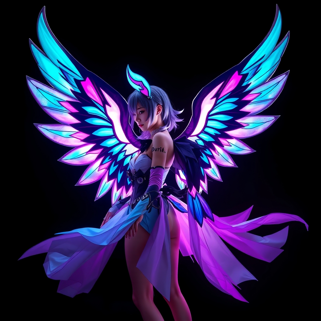 Soaring on a Budget: Crafting Realistic Genshin Impact Wings with Recycled Fabric and Hot Glue