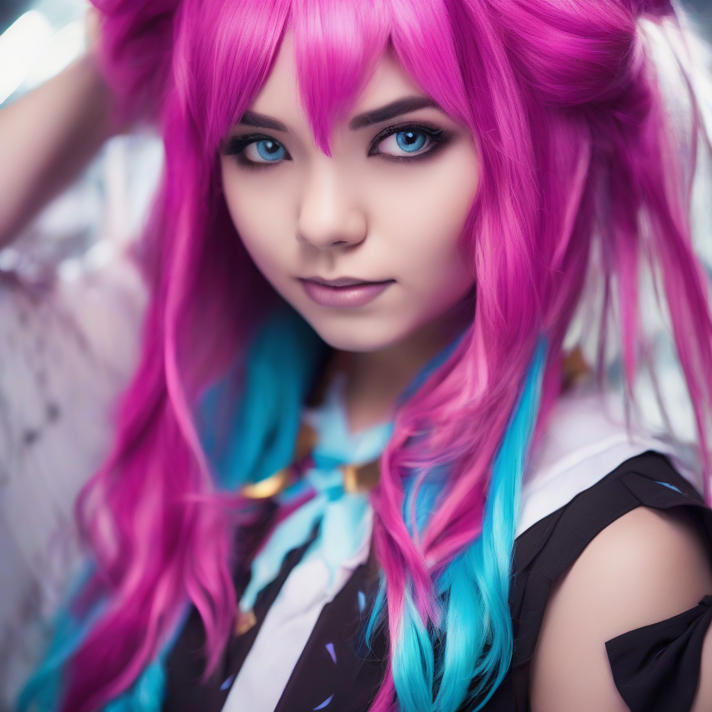 Vibrant Locks Ahead: Mastering Unconventional Hair Colors in Anime Cosplay with the Perfect Peruca